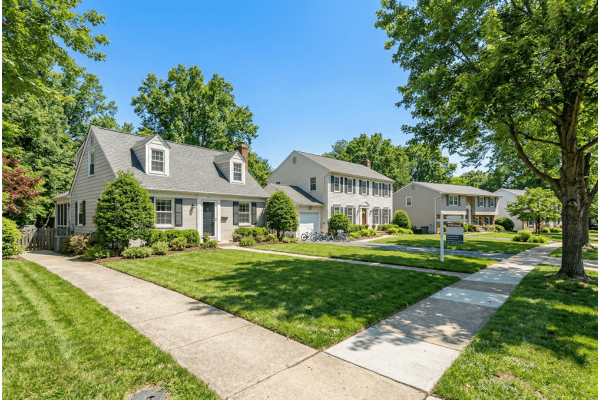Rockville Maryland Town Center and residential area